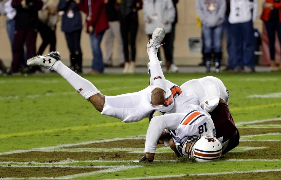 A&M has been plagued by an inability to finish drives with this first-quarter interception in the end zone by Auburn's Carlton Davis ﻿getting the Aggies most recent loss off on the wrong foot