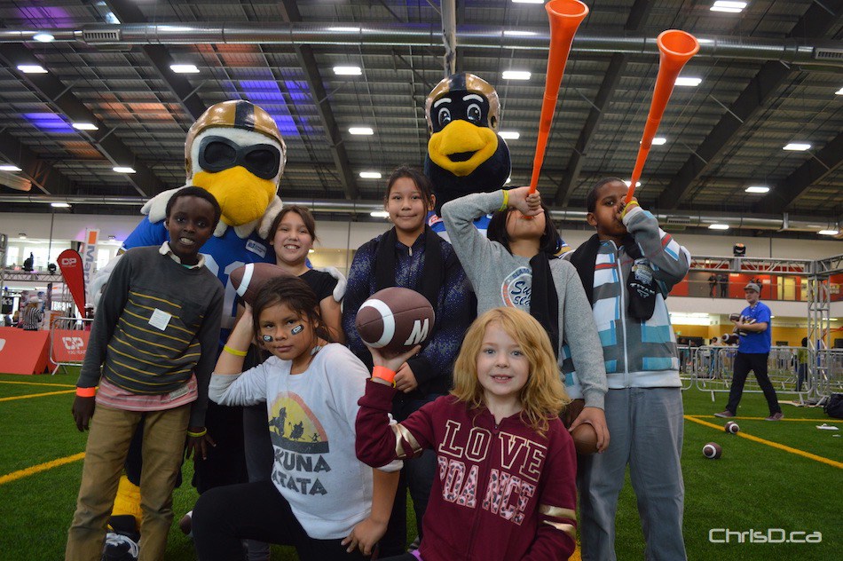 Sister Mac Namara Students- Grey Cup