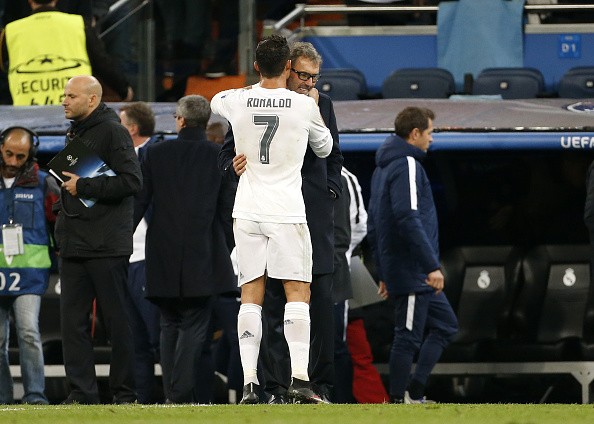 Ronaldo’s side defeated Blanc’s men by a solitary goal in Tuesday’s Champions League match