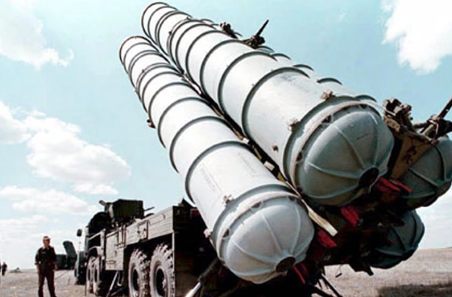 Russian S-300 missiles similar to the ones being used on Syrian targets