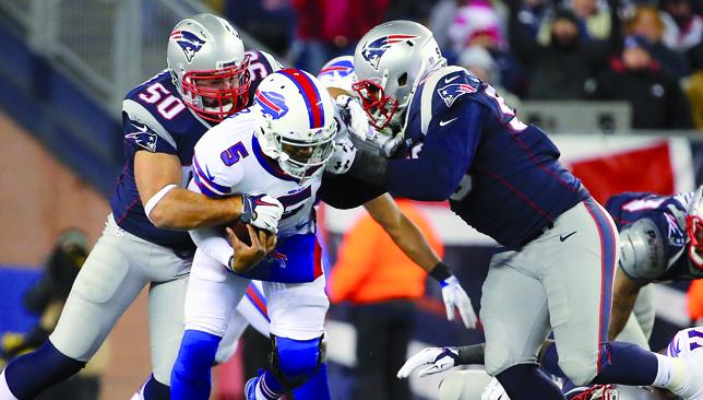 In check Patriots tied down Bills