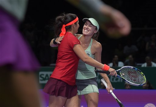 Sania Mirza Martina Hingis reach 10th final this year