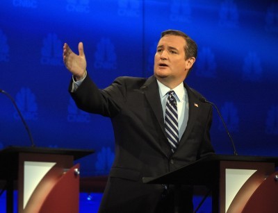 Sen. Ted Cruz at CNBC’s Republican presidential debate in Boulder Colo. on Oct. 28