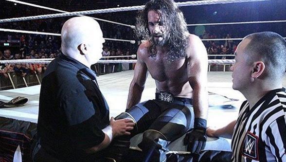 WWE World Heavyweight Champion Seth Rollins possibly injured on European Tour