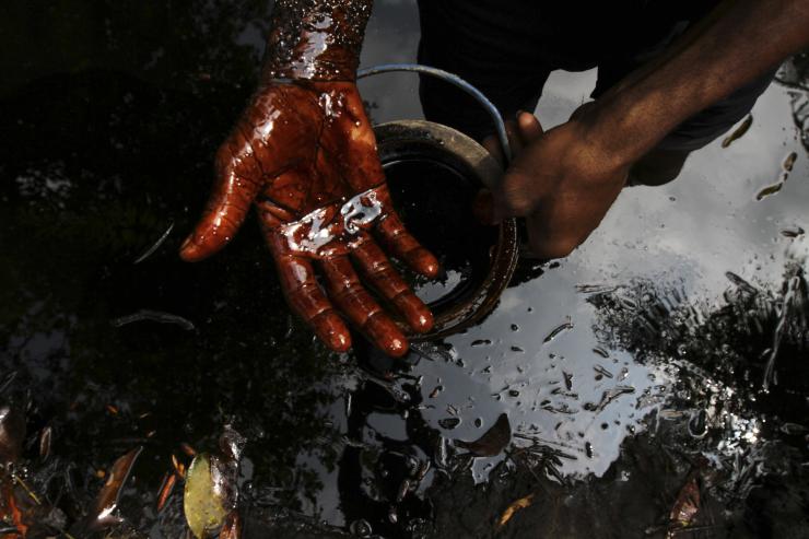 Oil spills still polluting the Niger Delta