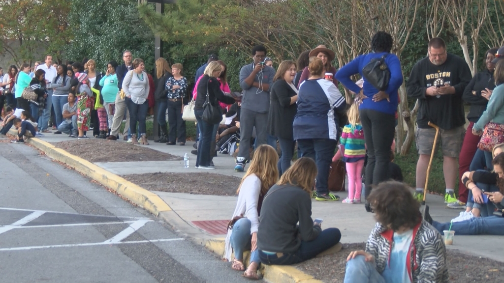 Shoppers already line up for Black Friday