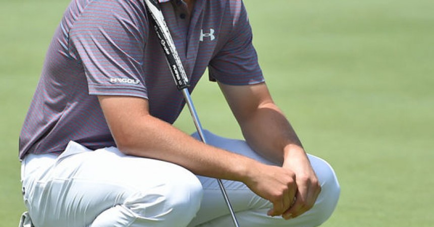 Jordan Spieth toils in opening round of the Australian Open