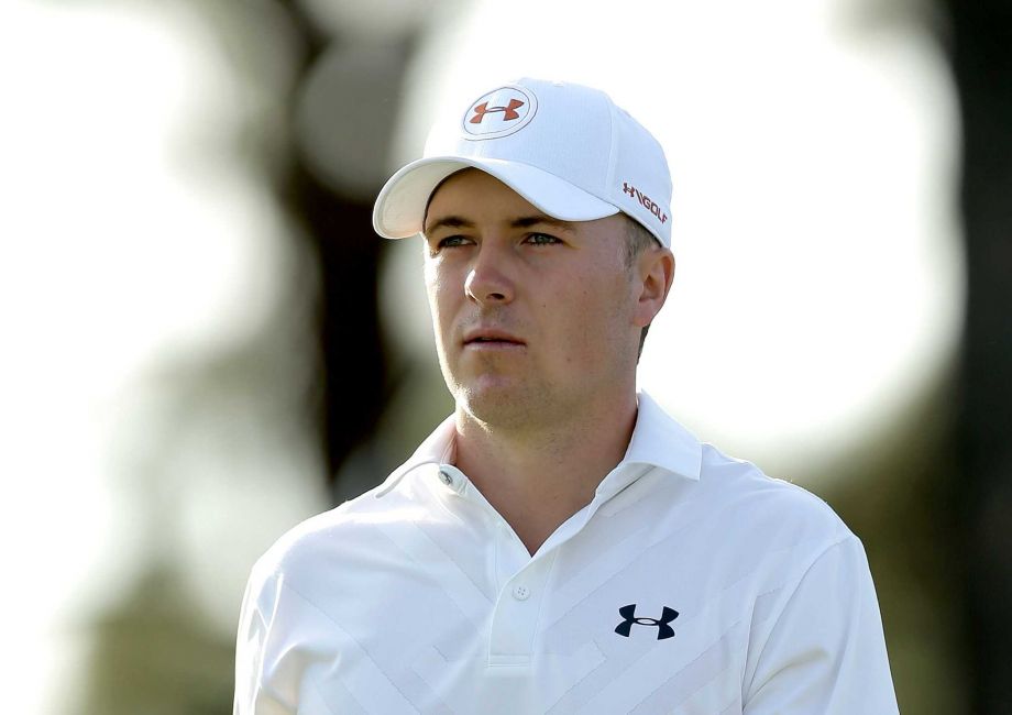 SYDNEY AUSTRALIA- NOVEMBER 26 Jordan Spieth of the United States looks on during day one of the 2015 Australian Open at The Australian Golf Club