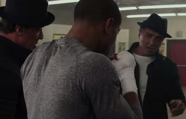 Creed Sylvester Stallone and Michael B. Jordan