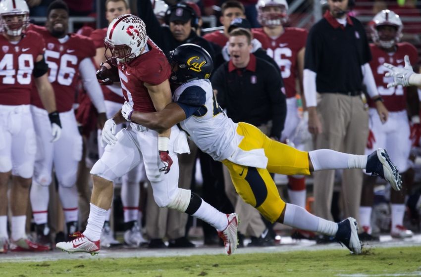 Christian Mc Caffrey tears through Cal for 49-yard touchdown