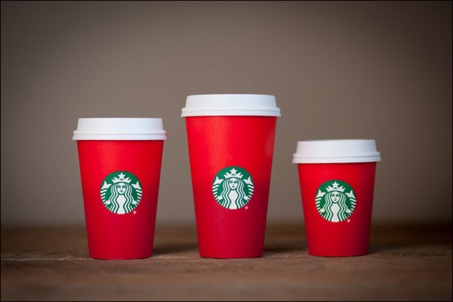 Starbucks accused of 'War on Christmas&#39 with new cup design