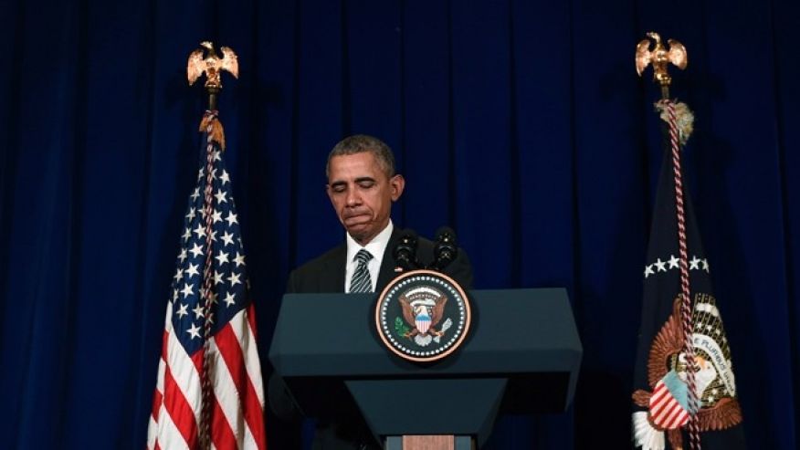 Sunday Nov. 22 2015 President Obama at a news conference in Kuala Lumpur Malaysia