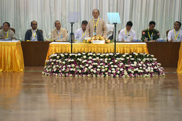 Yangon MYANMAR | AFP- Myanmar's President Thein Sein on Sunday said historic polls won in a thumping landslide by Aung San Suu Kyi's party were the consequence of his government's reforms and vowed a smooth transition of power