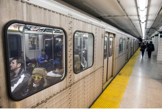 TTC is working with police to identify three suspects two men and a woman who accosted two women wearing hijabs on a subway train around 6:15 p.m. on Wednesday. The trio made abusive comments suggesting the two women were terrorists. One of the victims