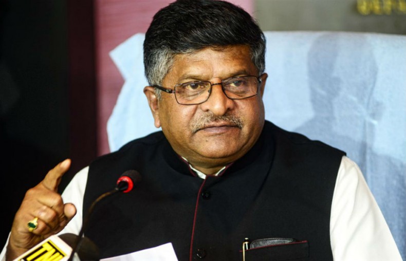 Telecom Minister Ravi Shankar Prasad- The TeCake