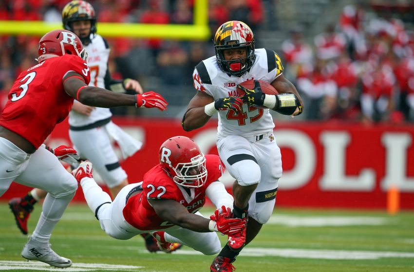 Maryland football uses ground game to erase halftime deficit