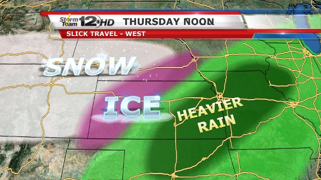 Rain, Potential Ice in Forecast for Holiday Weekend