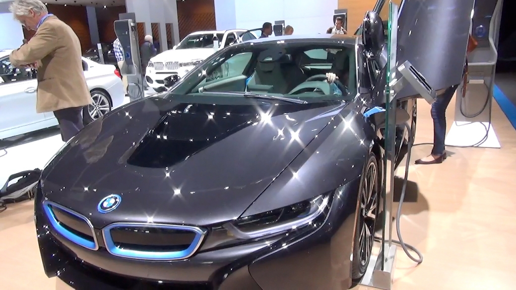 The BMW i8 electric car