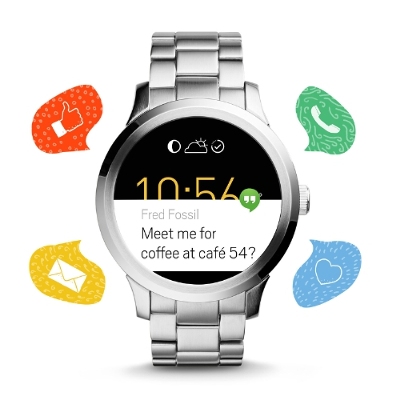 The Q Founder Is Fossil's First Android Wear Watch Seems Pretty Average