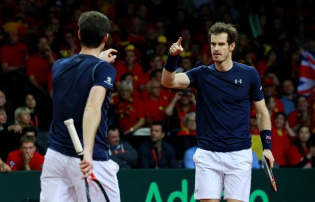 The Murray Brothers have Great Britain close to Davis Cup glory.                    Reuters