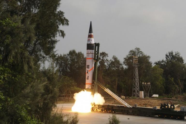 The Prithvi-II missile has a strike range of 350