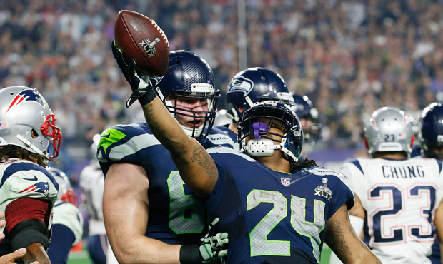 The Seahawks signed Marshawn Lynch to a three-year $31 million deal over the off-season