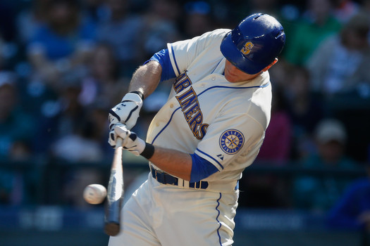 The Seattle Mariners traded Logan Morrison and Brad Miller to the Tampa Bay Rays