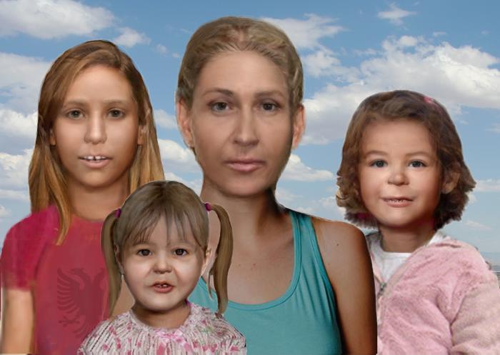 The existing composite image of the four women found in steel drums in Allenstown N.H