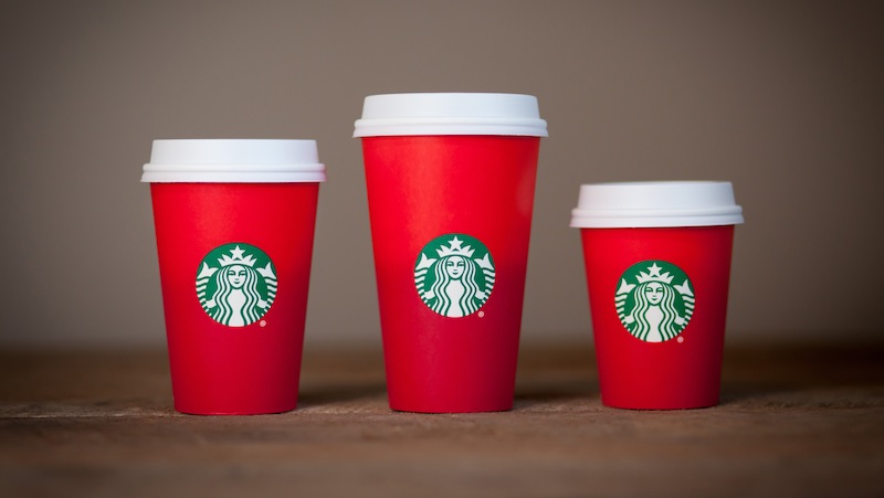 The 2015 holiday-themed Starbucks cup design