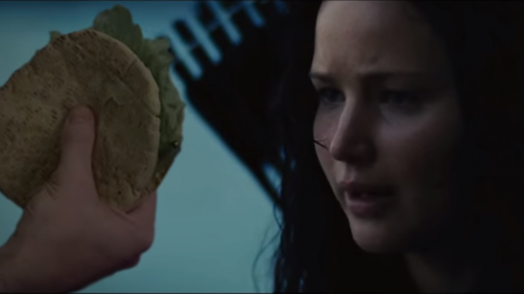 This video of Jennifer Lawrence demanding pita bread gives a whole new meaning to the Hunger Games