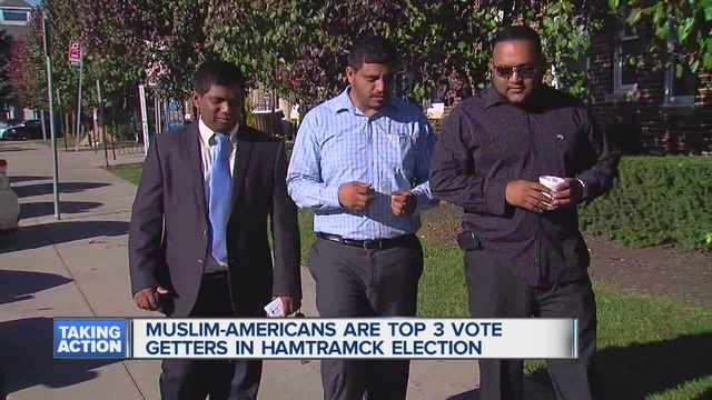 Three Muslim American candidates are the top three vote getters in the Hamtramck election.                      WXYZ