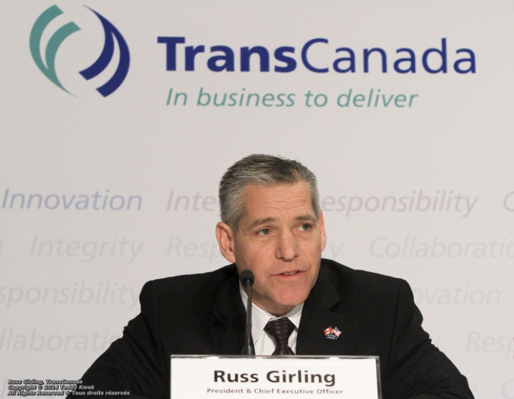 TransCanada CEO Russ Girling.
Credit Teddy Kwok  flickr