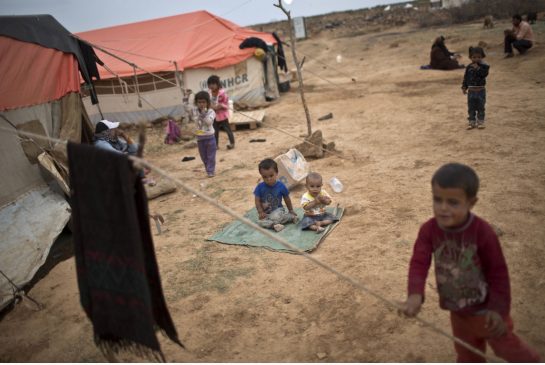 The 4.2 million Syrian refugees displaced by war are mostly in Turkey Lebanon and Jordan like the camp above in Mafraq and some have been there since civil war erupted in 2011