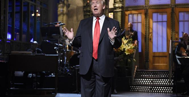 Donald Trump on SNL: That Giant Sucking Sound Isn't Job Loss