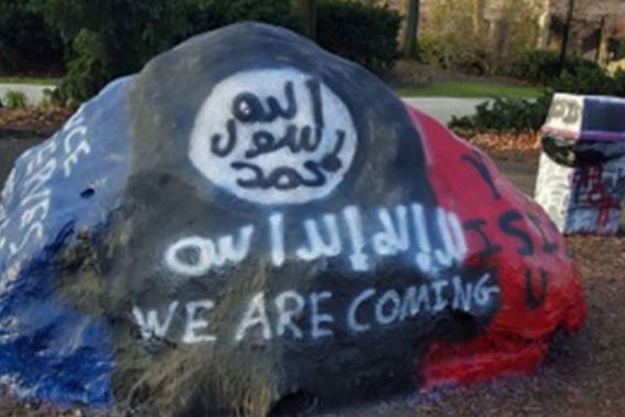 'We Are Coming': Threatening Pro-Islamic State Messages on U.S. College Campus