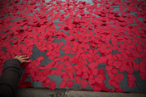 Calderdale falls silent on Armistice Day