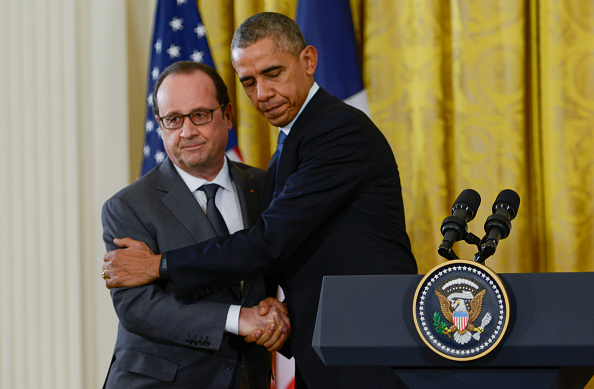 US President Obama and French President Hollande