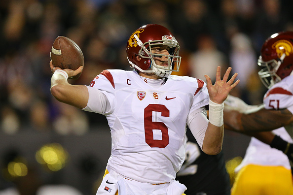 Quarterback Cody Kessler #6 of the USC Trojans