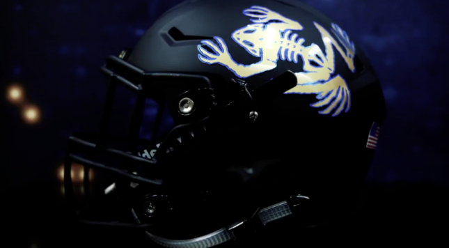 UCLA's Navy SEALS tribute helmet