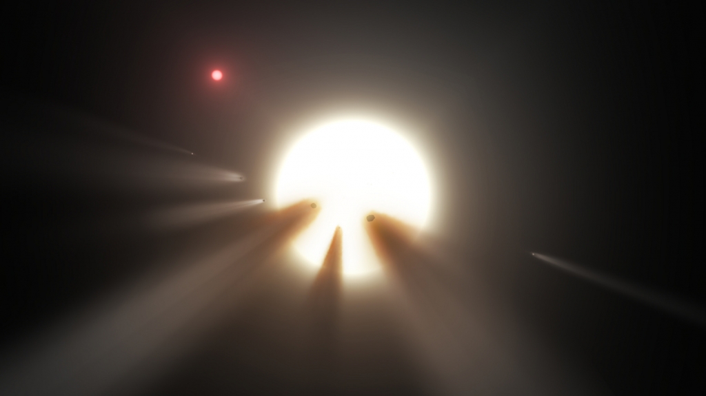 Swarm of comets, not aliens, likely explains star's odd dimming