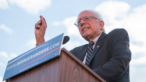 Vermont Senator Bernie Sanders has been a prominent and consistent critic of the TPP deal- Scott Eisen  Getty Images