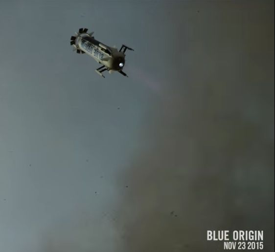 Jeff Bezos 1-0 Elon Musk: Blue Origin New Shepard lands successfully