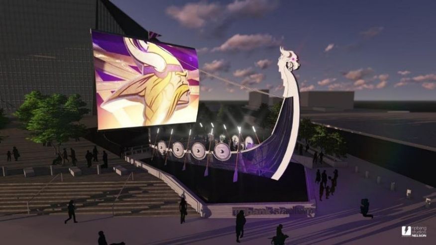 Minnesota Vikings announce plans for 'Legacy Ship' outside stadium