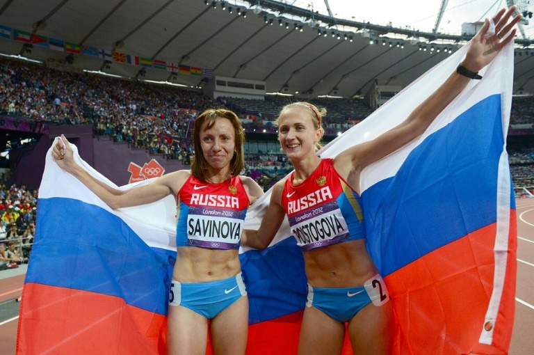 AFP  File  Franck Fife The World Anti Doping Agency wants lifetime bans for five Russian athletes including 800m Olympic champion Mariya Savinova and bronze medalist Ekaterina Poistogova