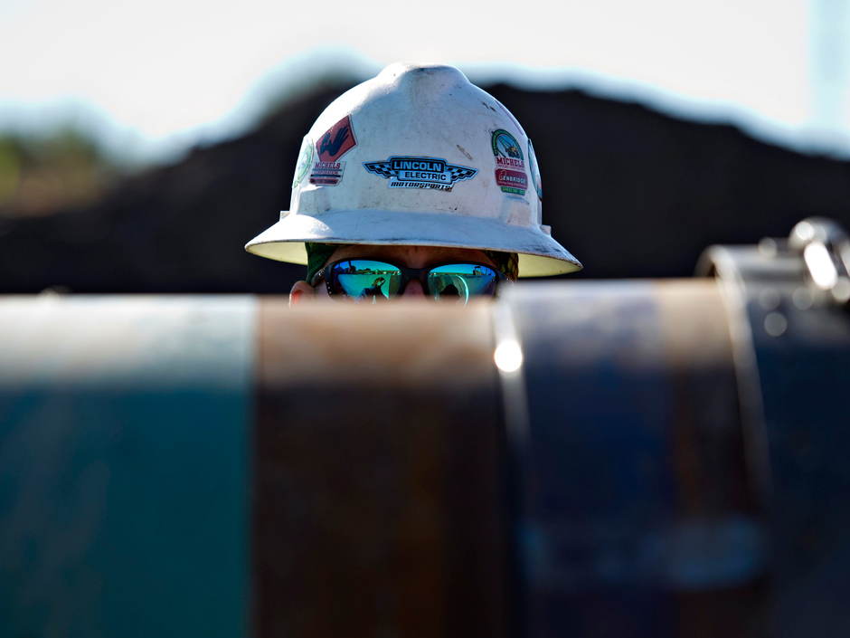 By last year the U.S. had built 12,000 miles of pipe since 2010