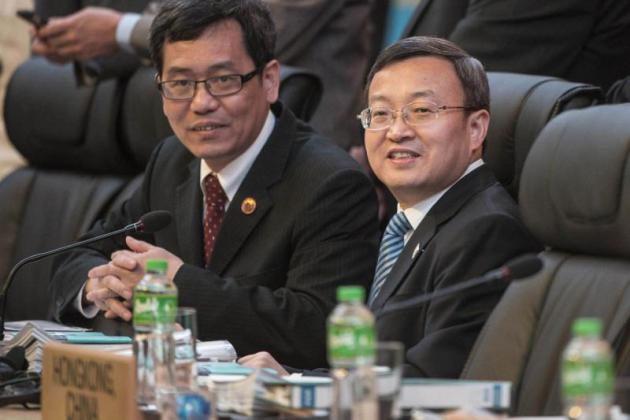 Wang Shouwen Chinese Commerce Minister assistant attends Asia Pacific Economic Cooperation Ministerial Meeting