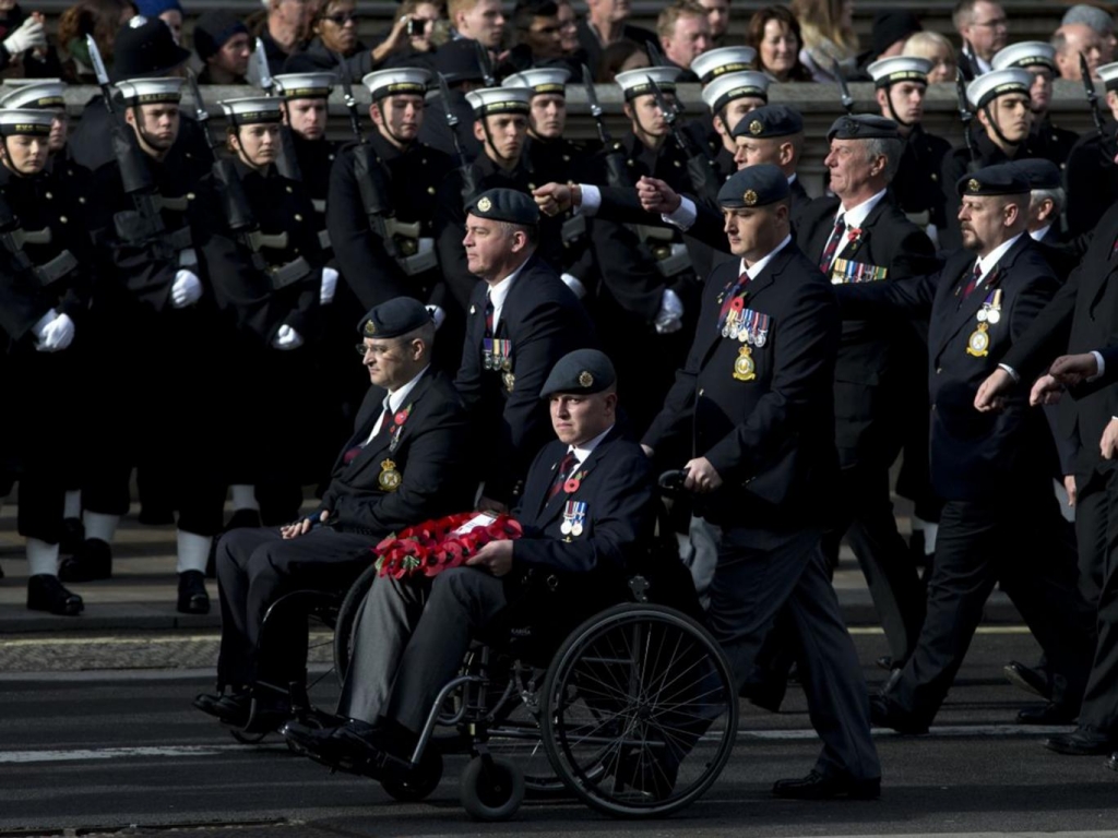 War veterans attend Remembrance Day services AFP  Getty