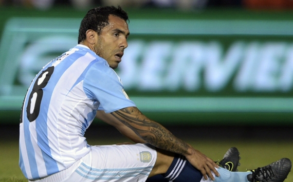 Tevez a doubt for Argentina World Cup qualifier vs. Brazil