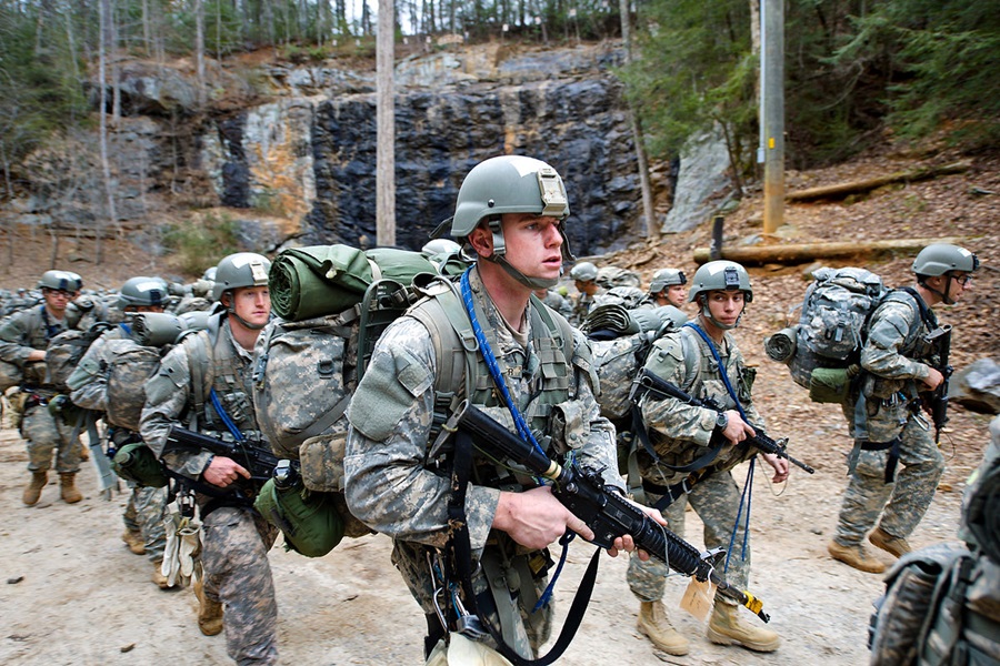 US Army Rangers during a training course in 2011. The Rangers are part of the US special forces that could see action in Syria soon