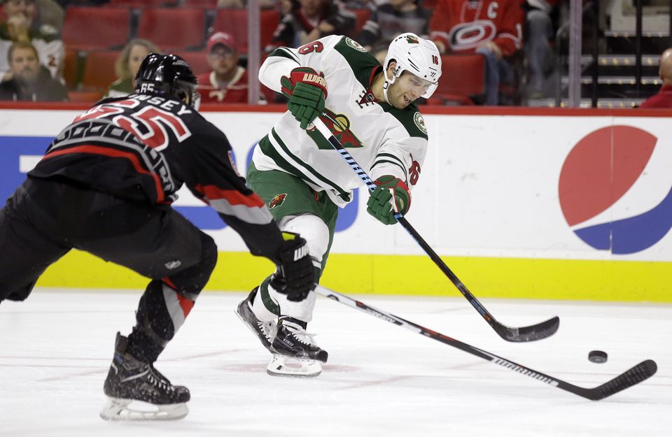 Zucker overtime goal sends Wild to 3-2 win over Hurricanes